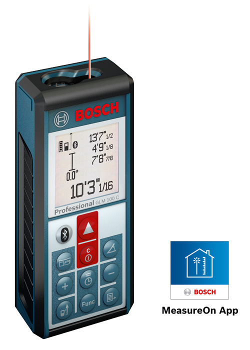 TESTING & MEASUREMENT | Distance Measuring | Bosch GLM100C Laser 